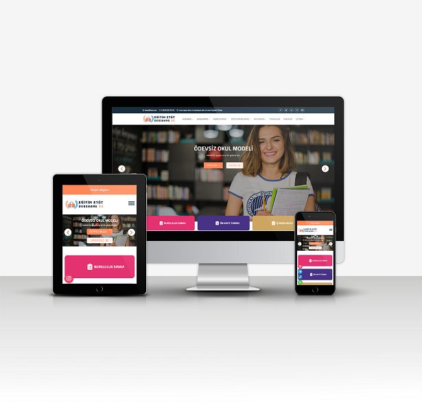 Eğitim Kurumu Web Sitesi Çözümü Eğitim Kurumu Web Sitesi Çözümü