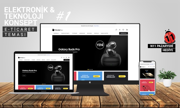 Elektronik & Teknoloji E-Ticaret Çözümü Elektronik & Teknoloji E-Ticaret Çözümü