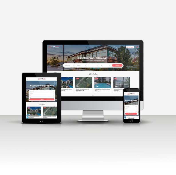 Emlak & Gayrimenkul Web Sitesi Çözümü Emlak & Gayrimenkul Web Sitesi Çözümü
