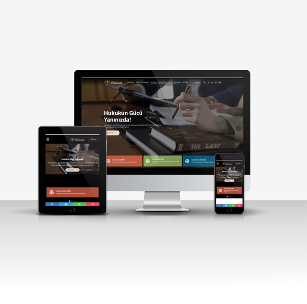 Hukuk & Avukatlık Web Sitesi Çözümü Hukuk & Avukatlık Web Sitesi Çözümü