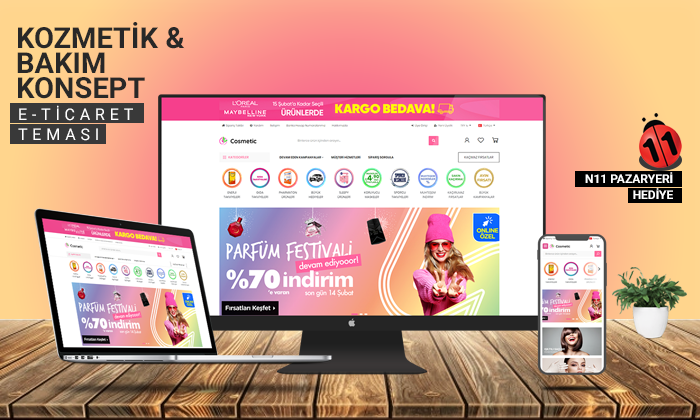 Kozmetik & Güzellik E-Ticaret Çözümü Kozmetik & Güzellik E-Ticaret Çözümü