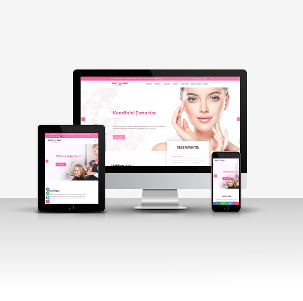 Kuaför & Güzellik Merkezi Web Sitesi Çözümü Kuaför & Güzellik Merkezi Web Sitesi Çözümü