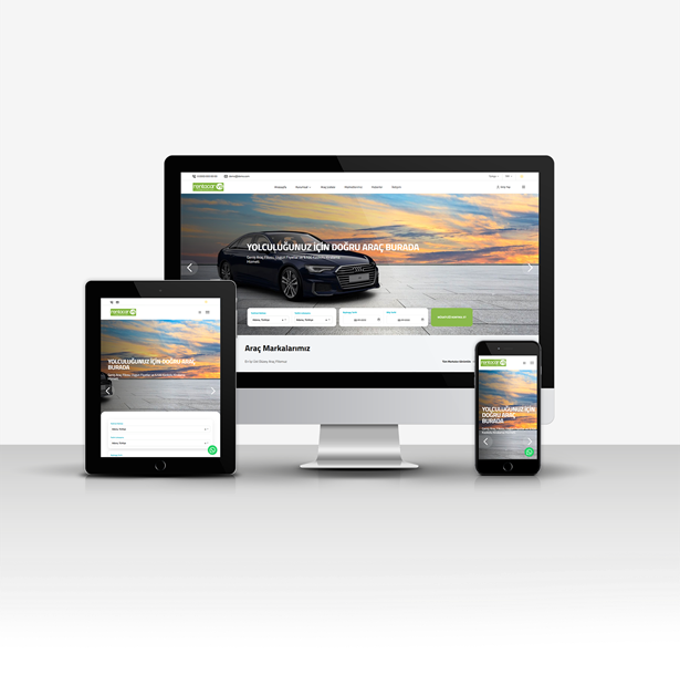 Rent A Car Web Sitesi Çözümü Rent A Car Web Sitesi Çözümü